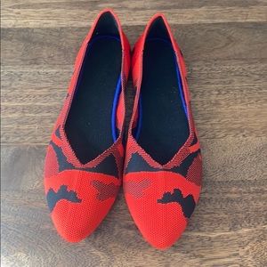 Red Leopard Women’s Flats (Mesh / Textile) Size 8